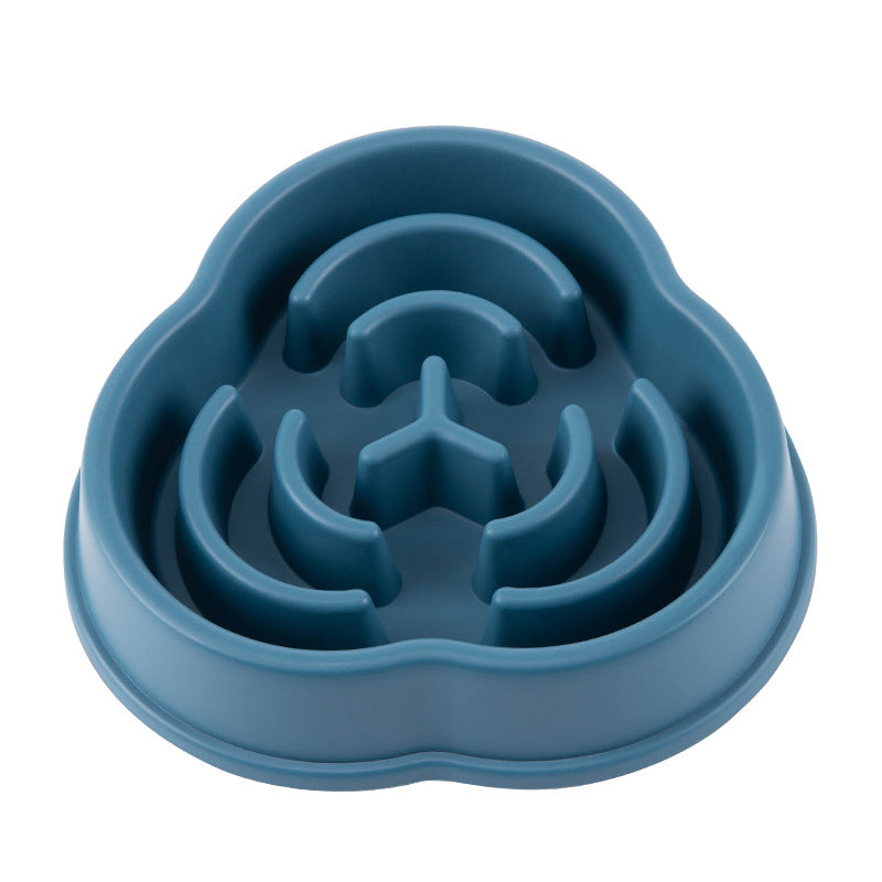 Slow Feeding Dog Bowl with Non-Slip Silicone Pad