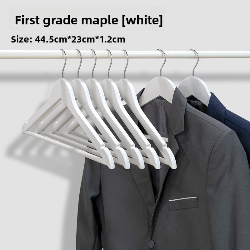 Solid Wood Non-Slip Seamless Hangers