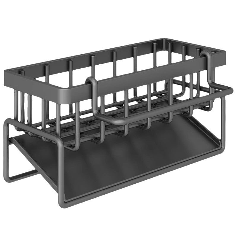 Kitchen Sink Drain Rack for Sponge and Dish Cloth - Sink Caddy