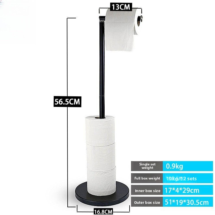 Stainless Steel Freestanding Toilet Paper Holder