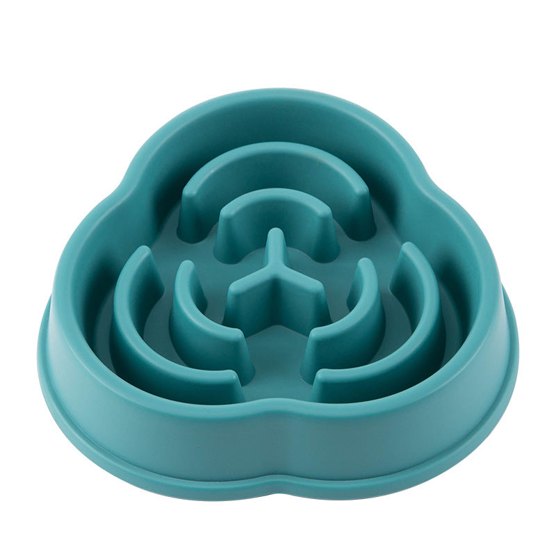 Slow Feeding Dog Bowl with Non-Slip Silicone Pad
