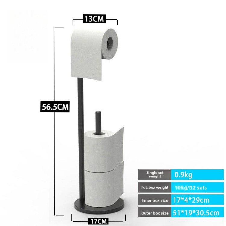 Stainless Steel Freestanding Toilet Paper Holder