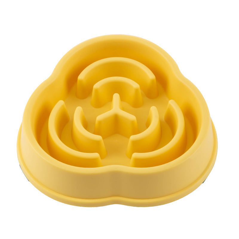 Slow Feeding Dog Bowl with Non-Slip Silicone Pad